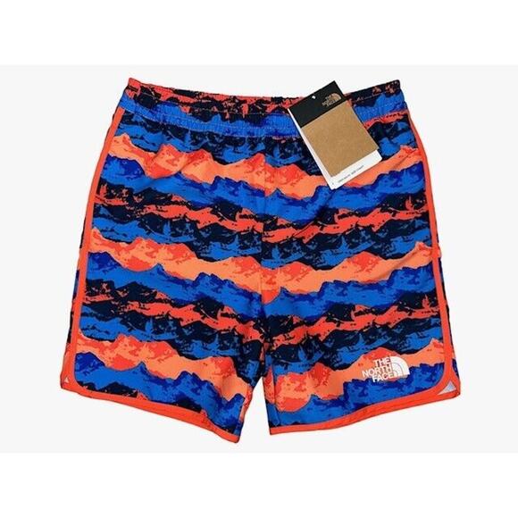 The NORTH FACE Swim Trunks Shorts Boys Large (12) Flash Dry Mountain Panorama - Picture 1 of 5
